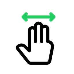 Slide Hand  Icon