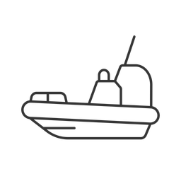 Rettungsboot  Symbol