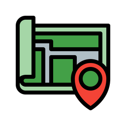 Map Navigation  Icon