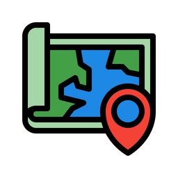 Map Navigation  Icon