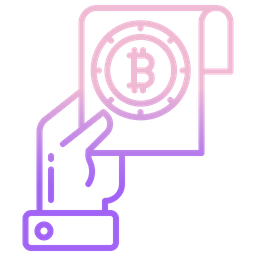 비트코인 지폐  아이콘