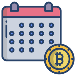 Bitcoin Calendar  Icon