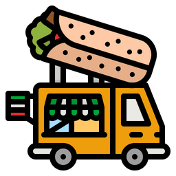 Burrito Food Truck  Icon