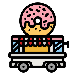 Donut Truck  Icon