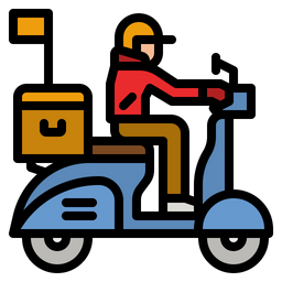 Delivery Bike  Icon