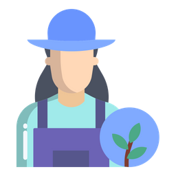 Female Farmer  Icon