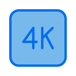 4K 설정  아이콘
