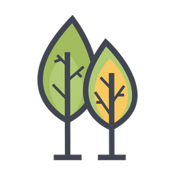 Graphic Tree  Icon