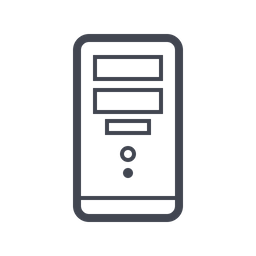 Computadora de escritorio  Icono
