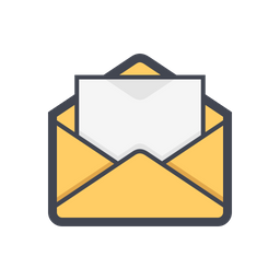 Email with Text  Icon