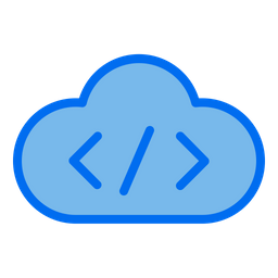 Cloud Coding  Icon