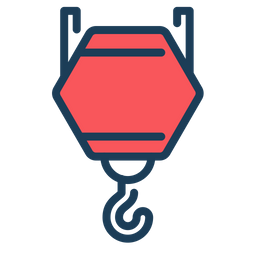 크레인 후크  아이콘