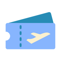 Airplane Ticket  Icon