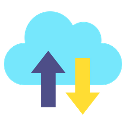 Cloud Data  Icon