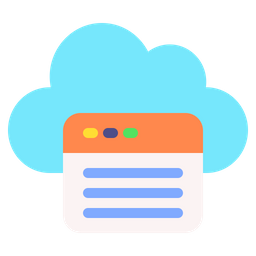 Cloud Browser  Icon