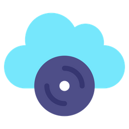 Cloud Cd  Icon