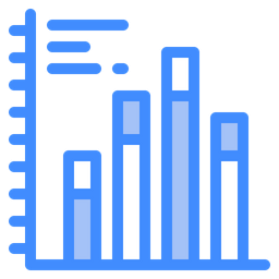Gráfico de barras  Ícone