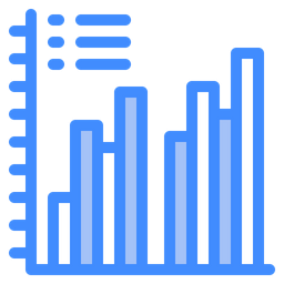 Gráfico de barras  Ícone