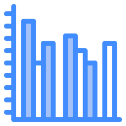 Gráfico de barras  Ícone