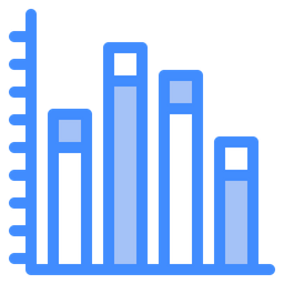 Gráfico de barras  Ícone