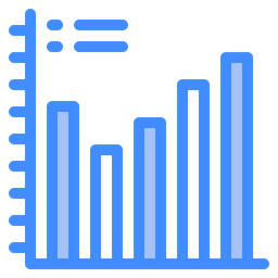 Gráfico de barras  Ícone