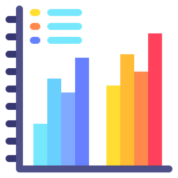 Gráfico de barras  Ícone