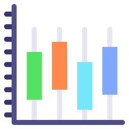 Gráfico de barras  Ícone