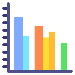 Gráfico de barras  Ícone