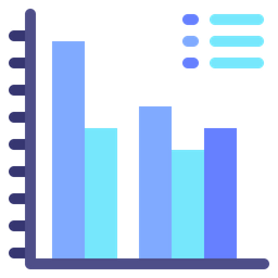 Gráfico de barras  Ícone