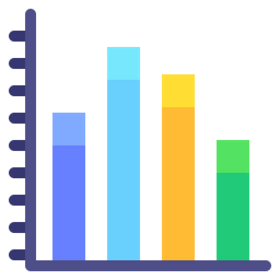 Gráfico de barras  Ícone