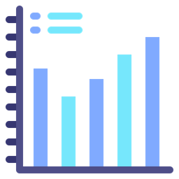 Gráfico de barras  Ícone