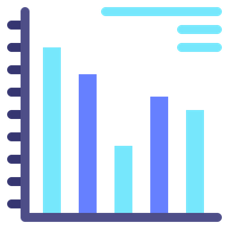 Gráfico de barras  Ícone