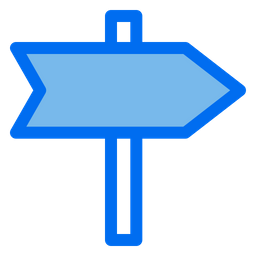 Richtungstafel  Symbol