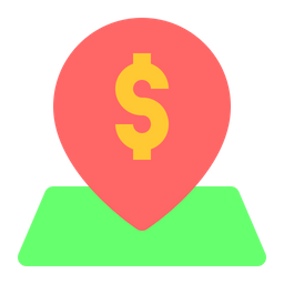 Financial Location  Icon