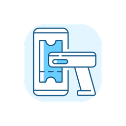 Ticketscanner  Symbol