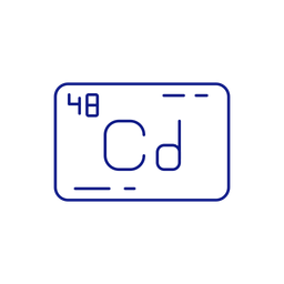 Chemical Element Cadmium  Icon