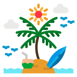 Hawaii Beach  Icon