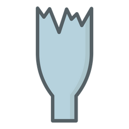 Kaputte Flasche  Symbol