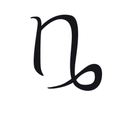 Capricorn Zodiac Sign Icon