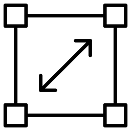 Ganzer Bildschirm  Symbol