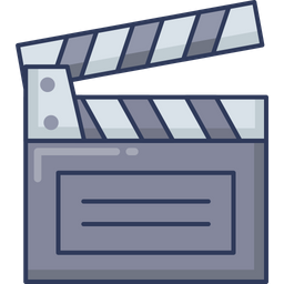Clapper Cinema Clipboard Icon