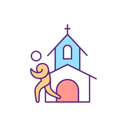 Going To Church  Icon