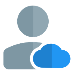 클라우드 프로필  아이콘