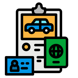 Car Document  Icon