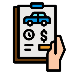 Car Document  Icon