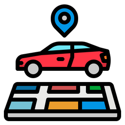 Car Map  Icon