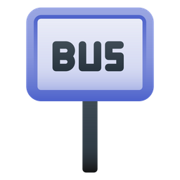 Bus Stop Board  Icon