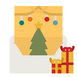 Christmas Card  Icon