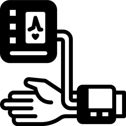 Blutdruckkontrolle  Symbol