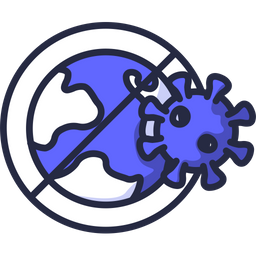 Corona Virus Lockdown  Icon